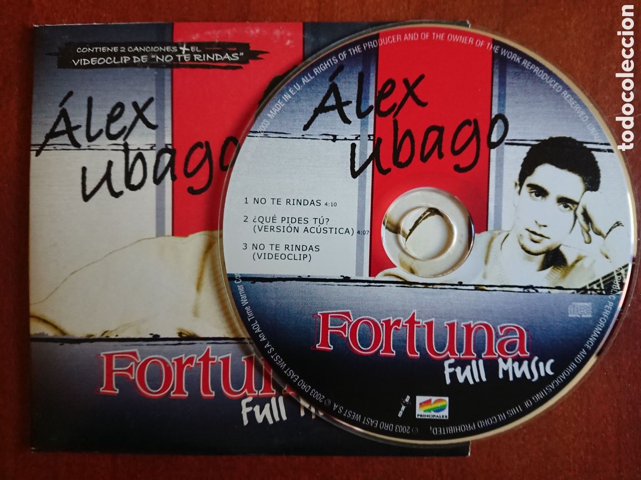 CDs de m&uacute;sica: Alex Ubago - No te rindas - Foto 3