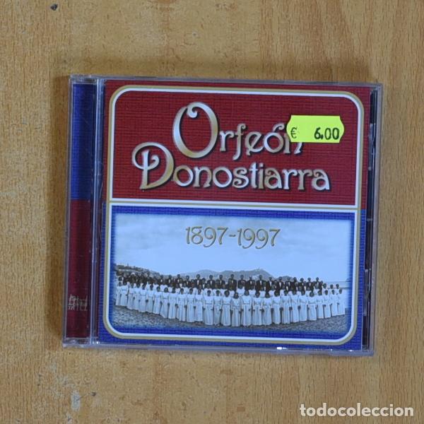 CDs de m&uacute;sica: ORFEON DONOSTIARRA - 1897 / 997 - CD - Foto 1