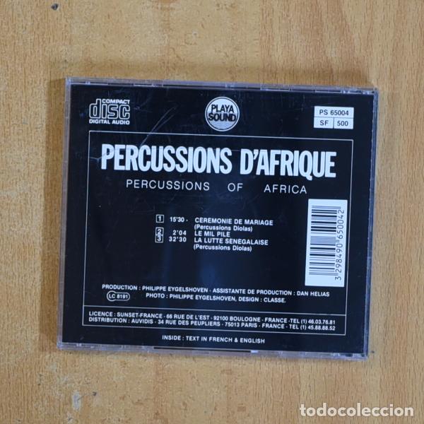 CDs de m&uacute;sica: VARIOS - PERCUSSIONS D AFREQUE - CD - Foto 2