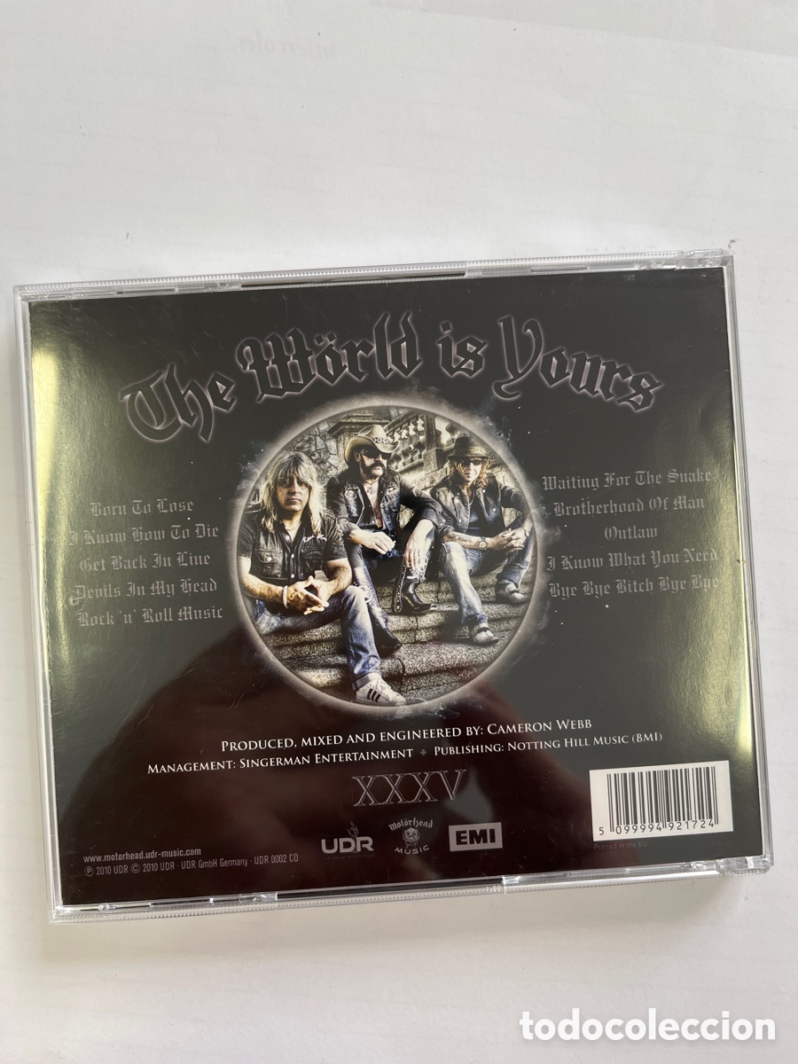 CDs de m&uacute;sica: MOTORHEAD - THE WORLD IS YOURS. CD - Foto 2
