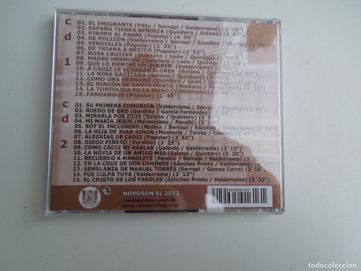 CDs de m&uacute;sica: JUANITO VALDERRAMA - 30 EXITOS - 2CD,S - - Foto 4
