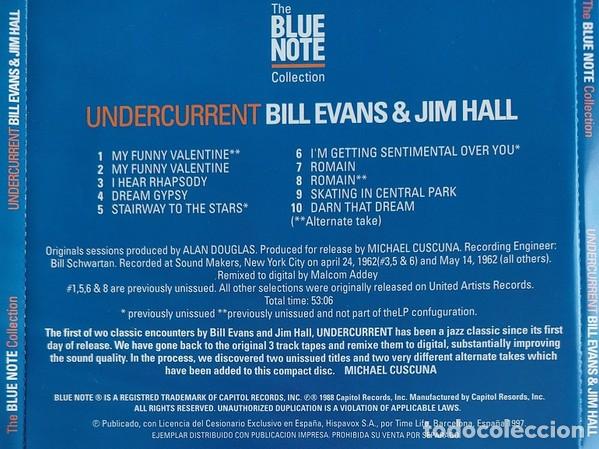 CDs de m&uacute;sica: Bill Evans & Jim Hall - Undercurrent - Foto 2