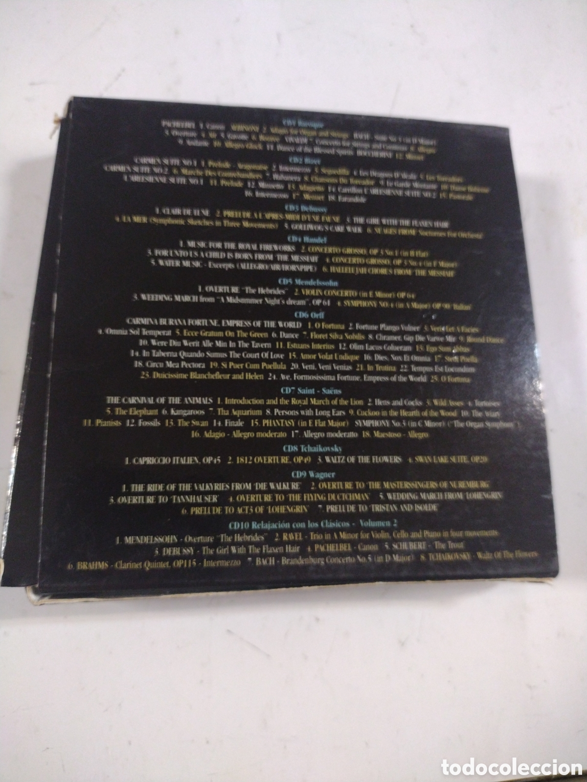 CDs de m&uacute;sica: CLASICOS ESPECTACULARES 10 CD BOX - Foto 2