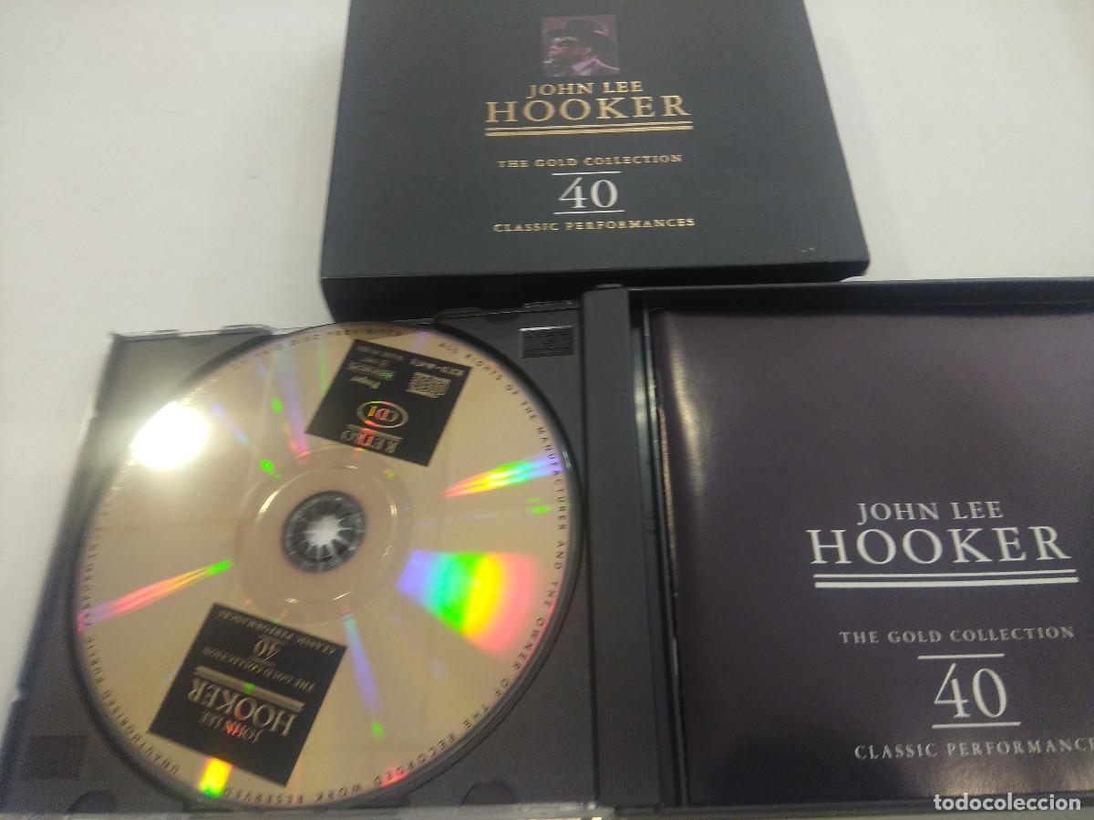 CDs de m&uacute;sica: JOHN LEE HOOKER/THE GOLD COLLECTION/CD DOBLE. - Foto 2