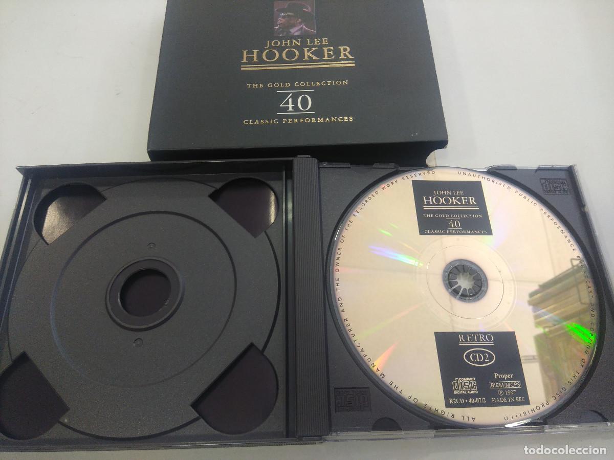 CDs de m&uacute;sica: JOHN LEE HOOKER/THE GOLD COLLECTION/CD DOBLE. - Foto 3