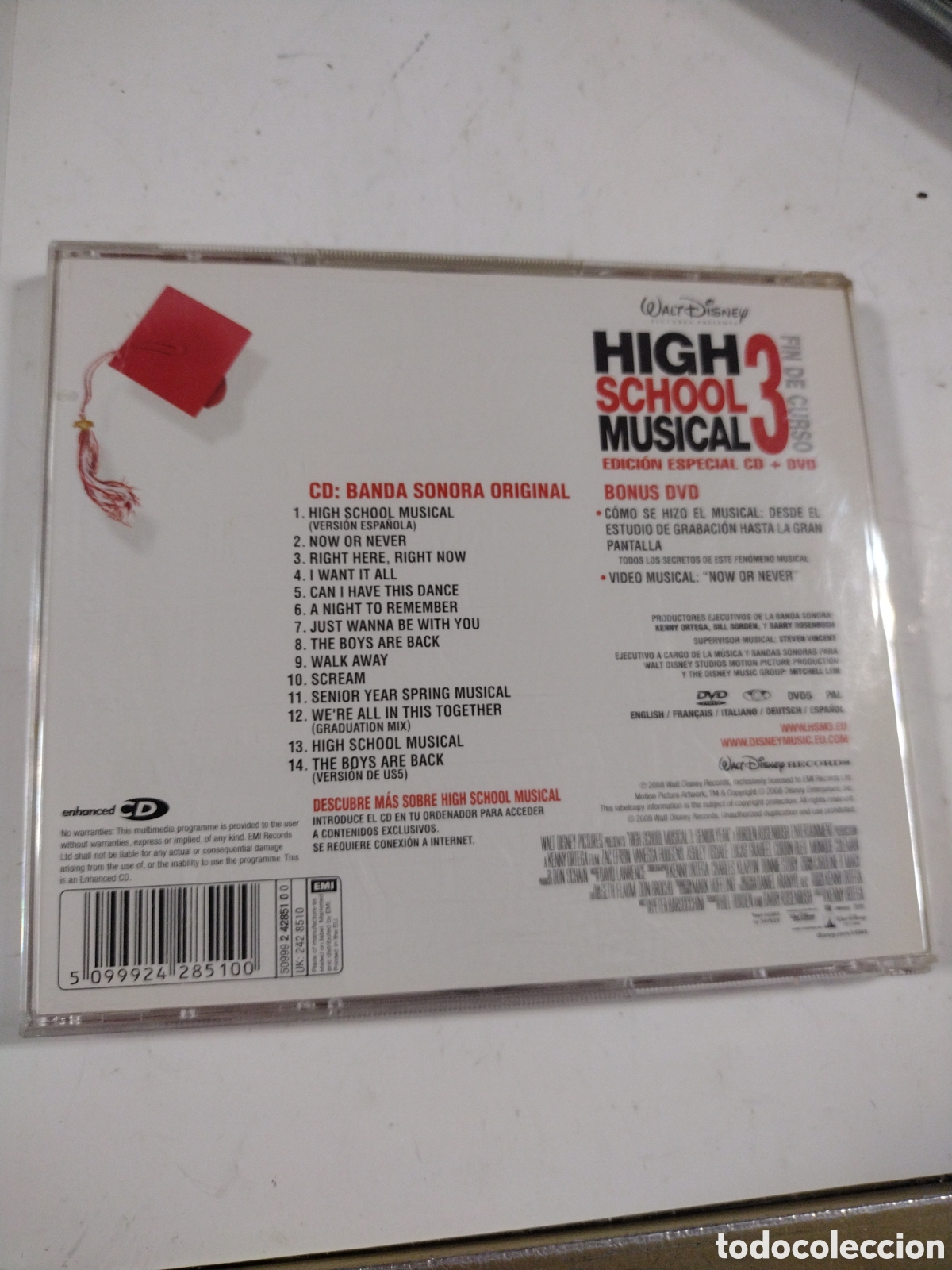 CDs de m&uacute;sica: HIGH SCHOOL MUSICAL 3 - CD + DVD - Foto 2