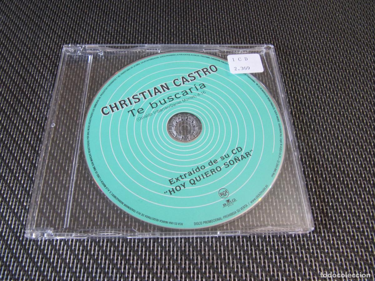 CDs de m&uacute;sica: CD SINGLE CHRISTIAN CASTRO, TE BUSCAR&Iacute;A - Foto 1
