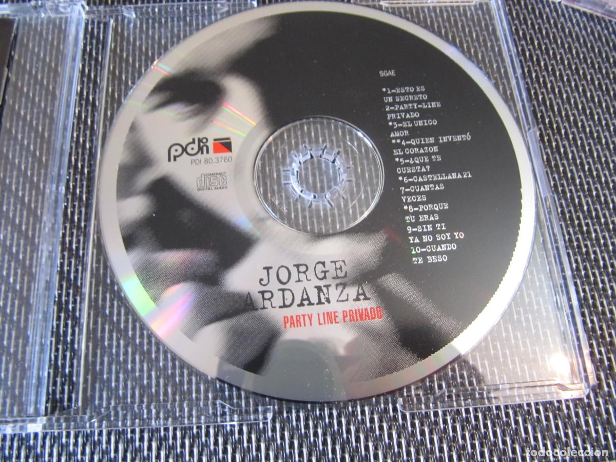 CDs de m&uacute;sica: JORGE ARDANZA - PARTY LINE PRIVADO - Foto 3