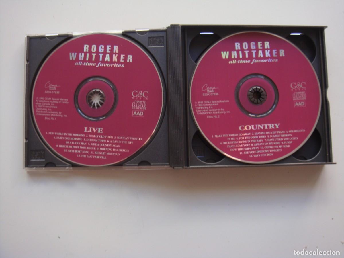 CDs de m&uacute;sica: ROGER WHITTAKER ALL-TIME SAVORITES 3 CD - Foto 2