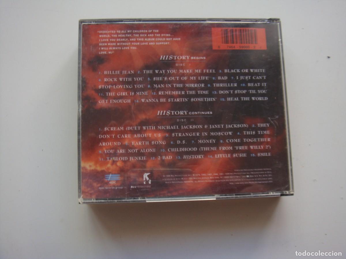 CDs de m&uacute;sica: MICHAEL JACKSON HISTORY 2 CD - Foto 3