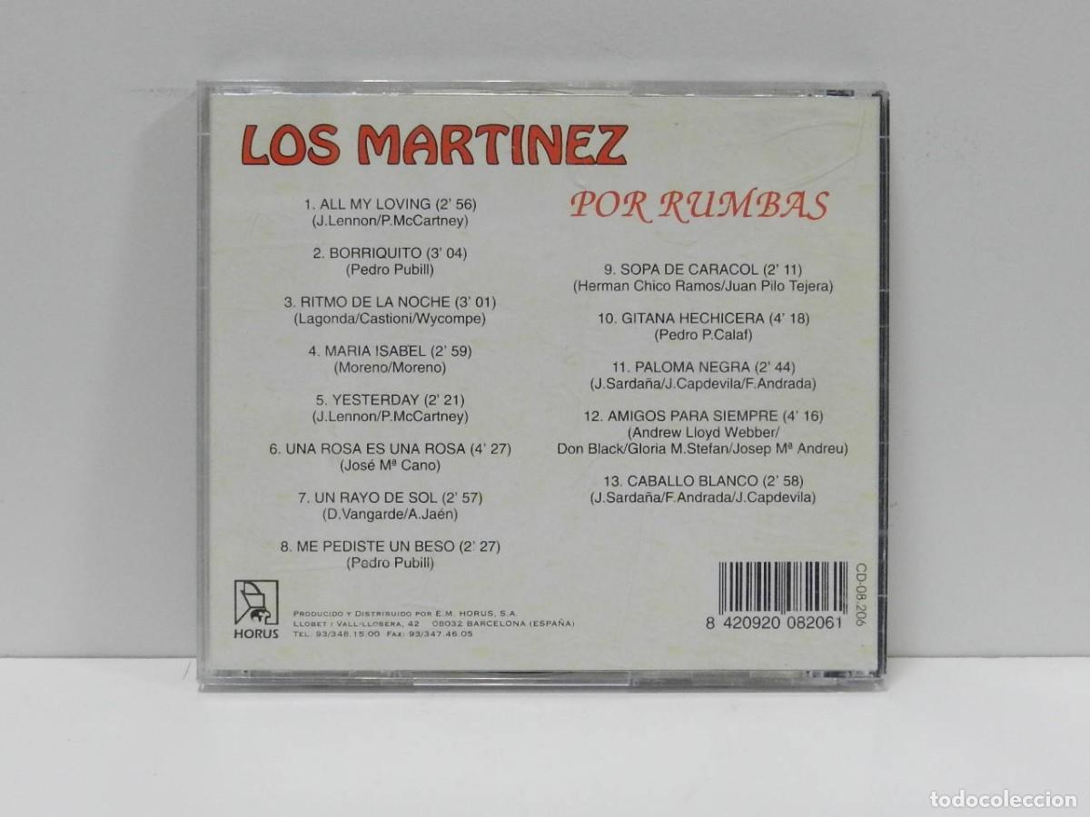 CDs de m&uacute;sica: DISCO CD. Los Martinez &ndash; Por Rumbas. COMPACT DISC. - Foto 2