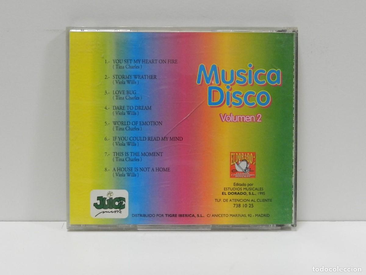 CDs de m&uacute;sica: DISCO CD. M&uacute;sica Disco Volumen 2. COMPACT DISC. - Foto 2
