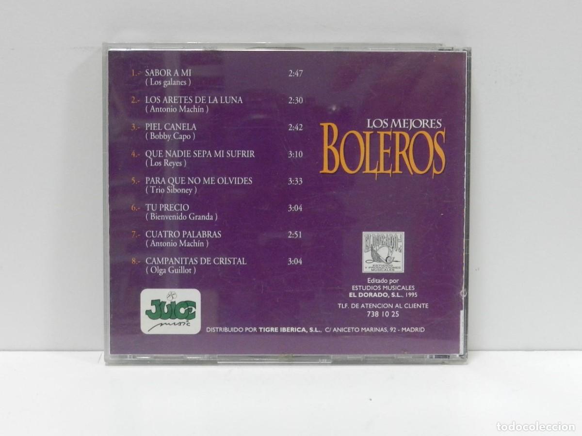 CDs de m&uacute;sica: DISCO CD. Los Mejores Boleros. COMPACT DISC. - Foto 2