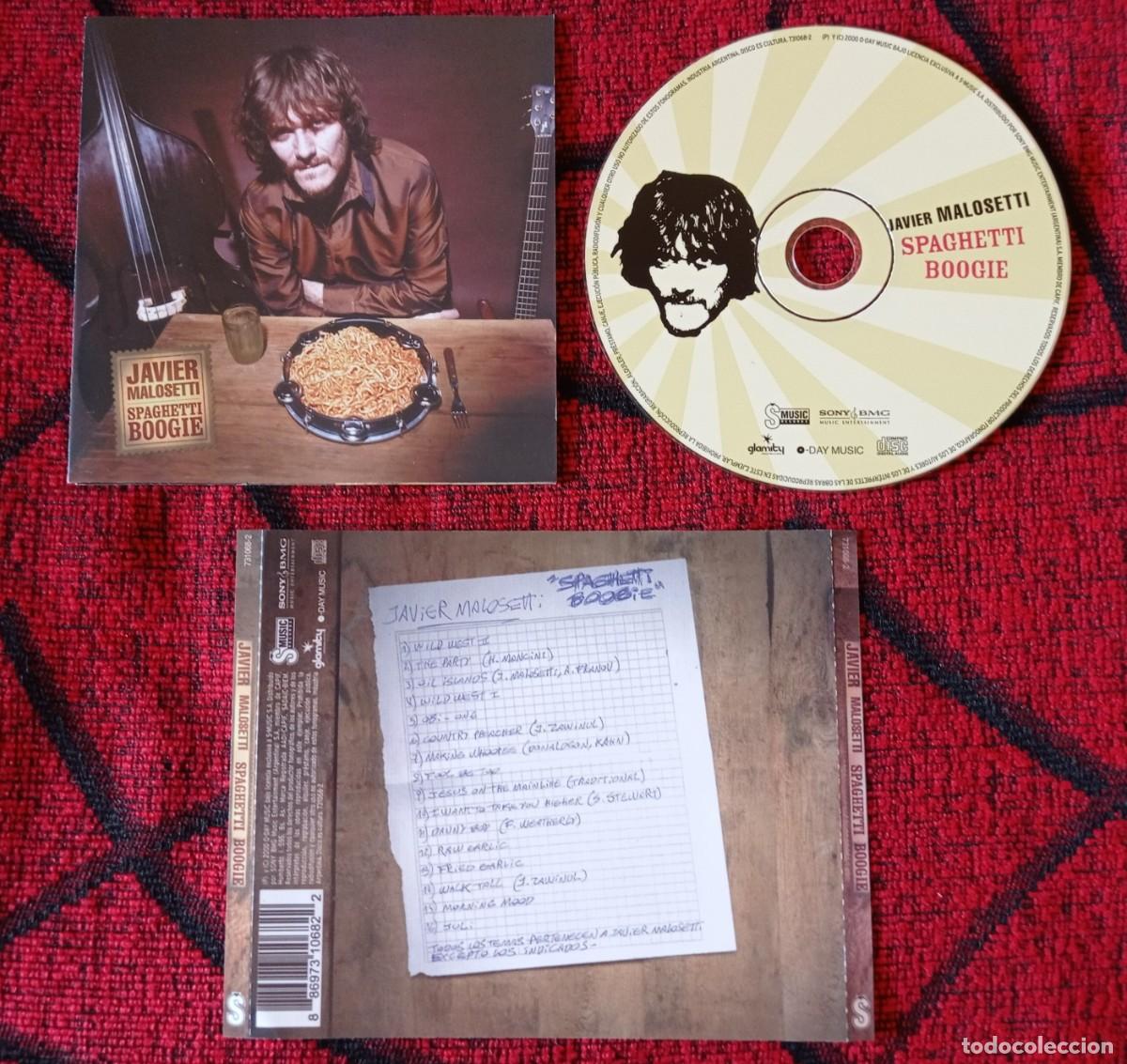 CDs de m&uacute;sica: JAVIER MALOSETTI ** Spaghetti Boogie ** 2000 ARGENTINA CD - Foto 1