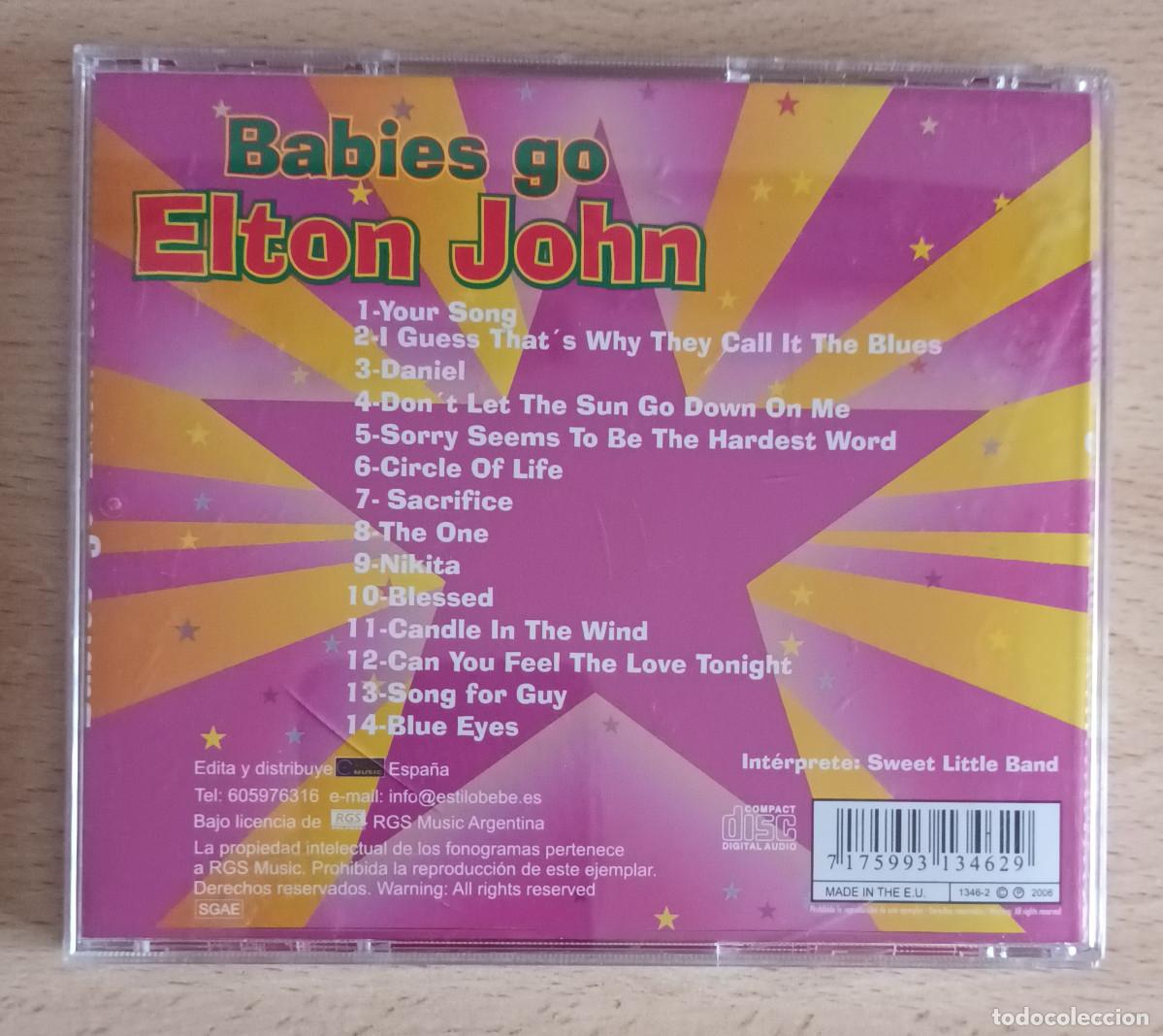 CDs de m&uacute;sica: BABIES GO ELTON JOHN- (CD) - Foto 3