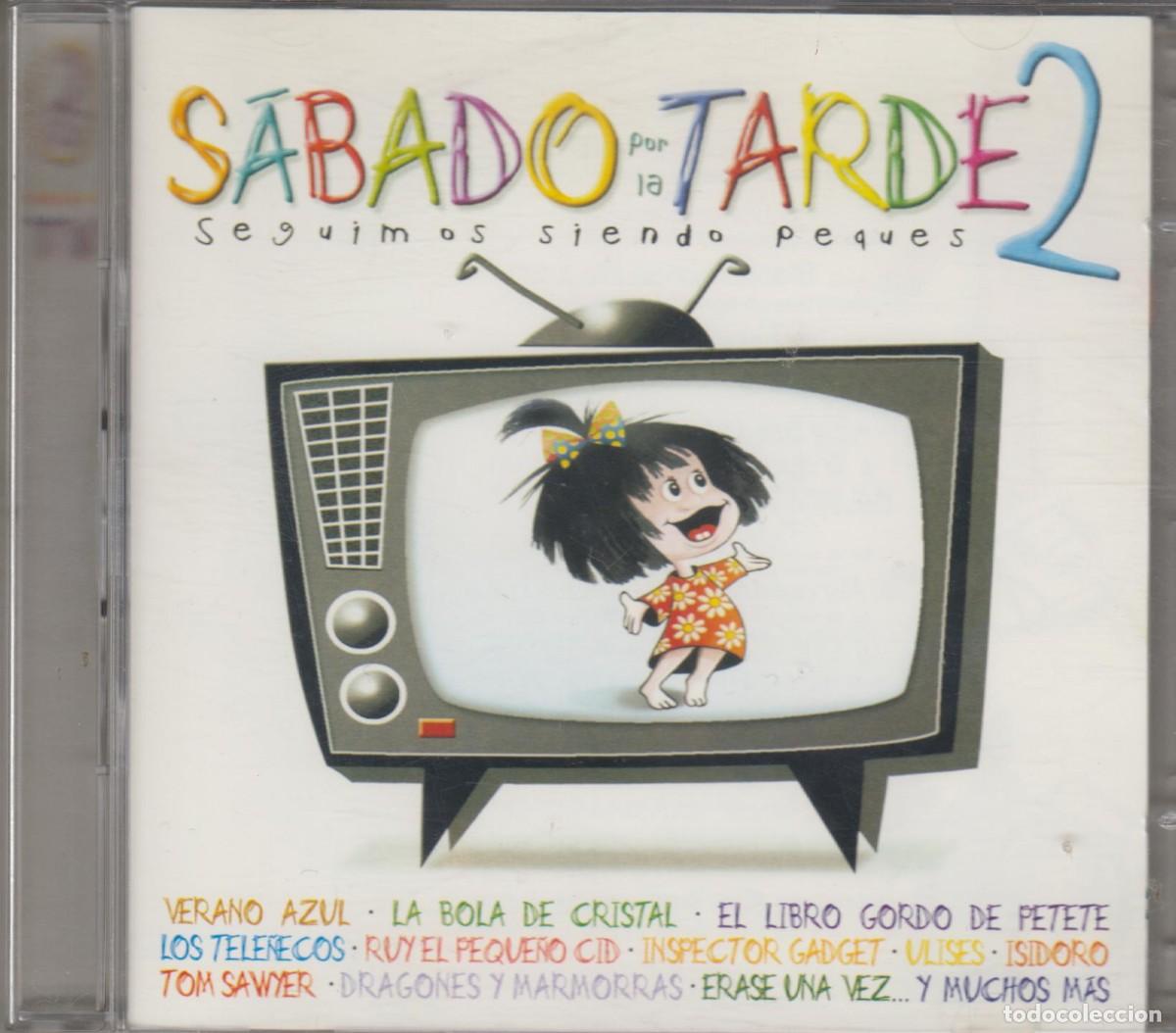 CDs de m&uacute;sica: S&aacute;bado Por La Tarde 2 (Seguimos Siendo Peques) doble cd 2001 Bola de Cristal Dragones Mazmorras