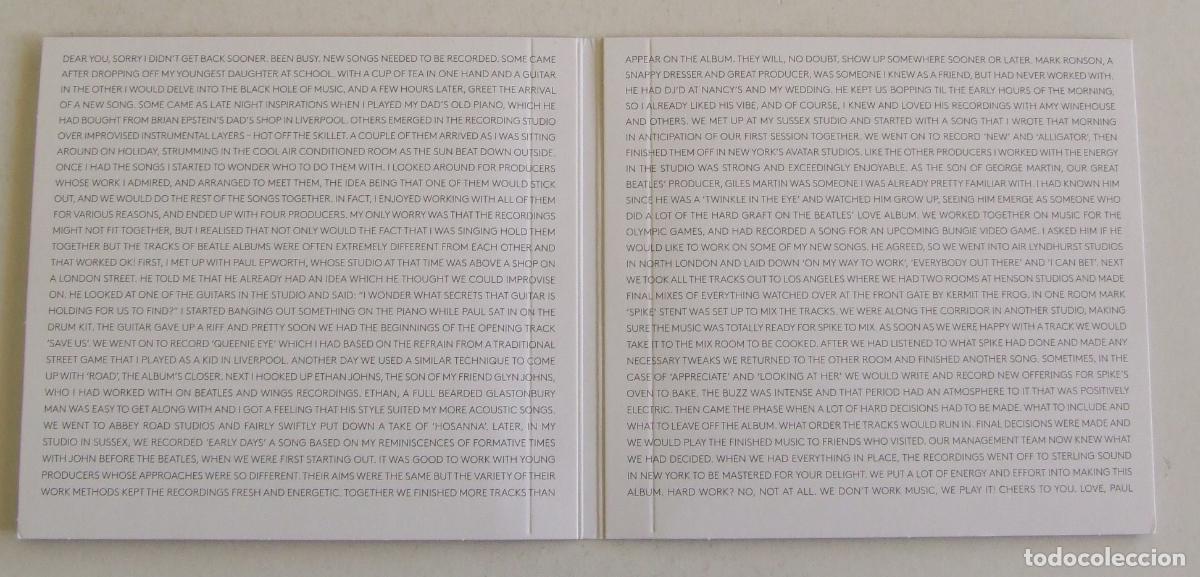 CDs de m&uacute;sica: BEATLES CD DIGIP&Agrave;CK PAUL McCARTNEY NEW - Foto 2