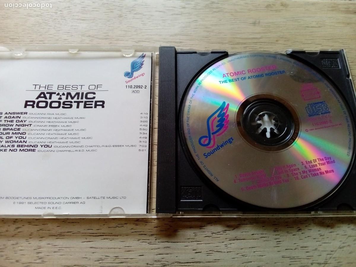 CDs de m&uacute;sica: Atomic Rooster. The best. CD - Foto 3