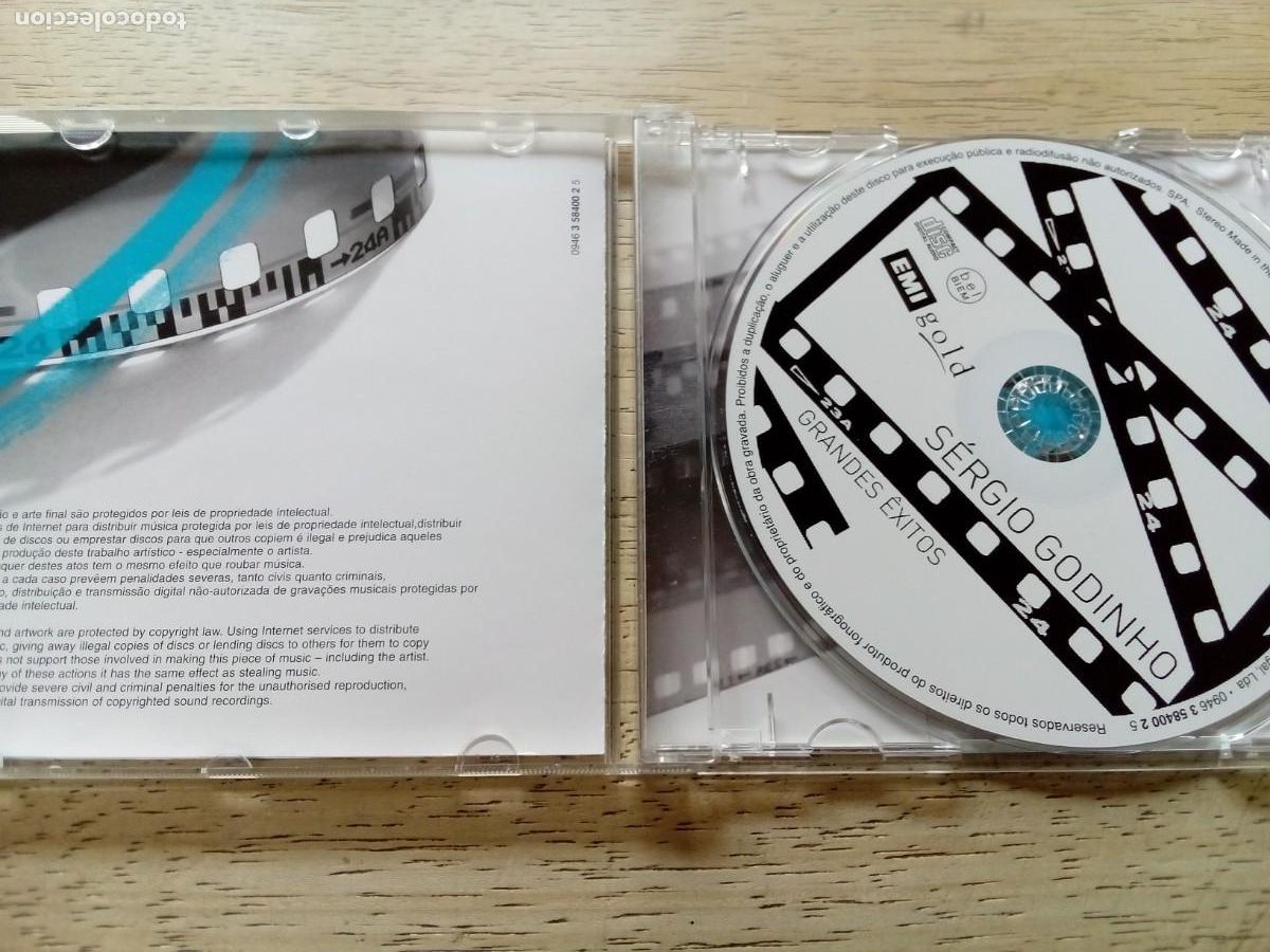 CDs de m&uacute;sica: S&eacute;rgio Godinho. Gold. CD - Foto 3