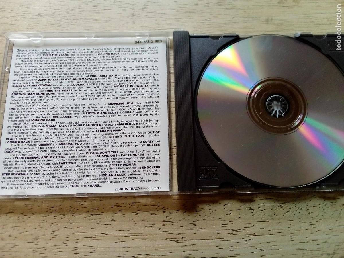 CDs de m&uacute;sica: John Mayall. Thru the years. CD - Foto 4
