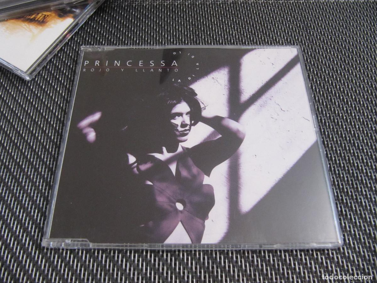CDs de m&uacute;sica: PRINCESSA - ROJO Y LLANTO (3 VERSIONES) (CD SINGLE PROMO ) - Foto 1