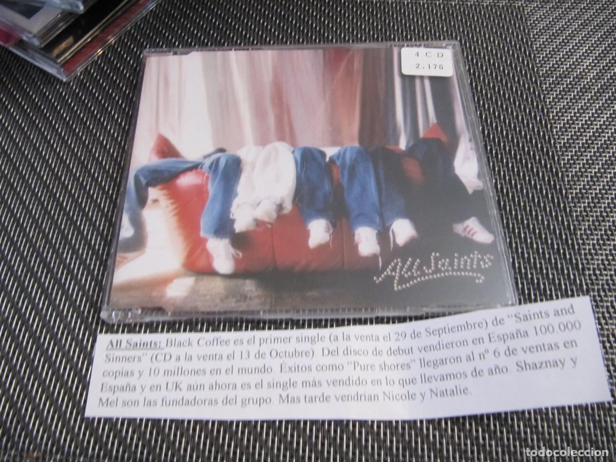 CDs de m&uacute;sica: All Saints &ndash; Black Coffee CD SINGLE CADENA 100 - Foto 1