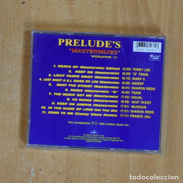 CDs de m&uacute;sica: VARIOS - MASTERMIXES VOLUME II - CD - Foto 2