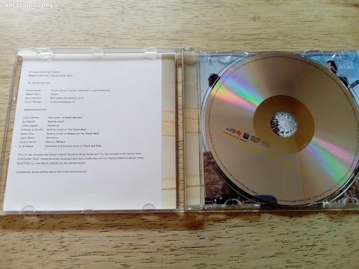 CDs de m&uacute;sica: Tea servants. Travel west. CD - Foto 3
