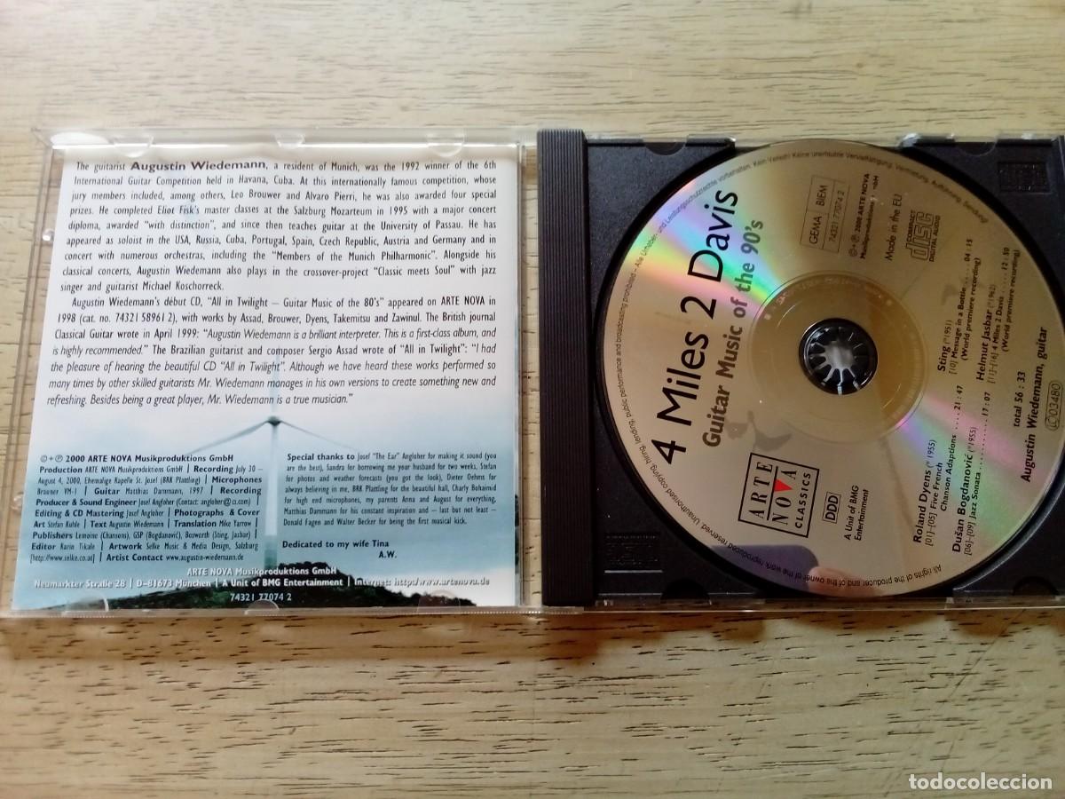 CDs de m&uacute;sica: Augustin Wiedemann. 4 miles 2 davis. CD - Foto 3