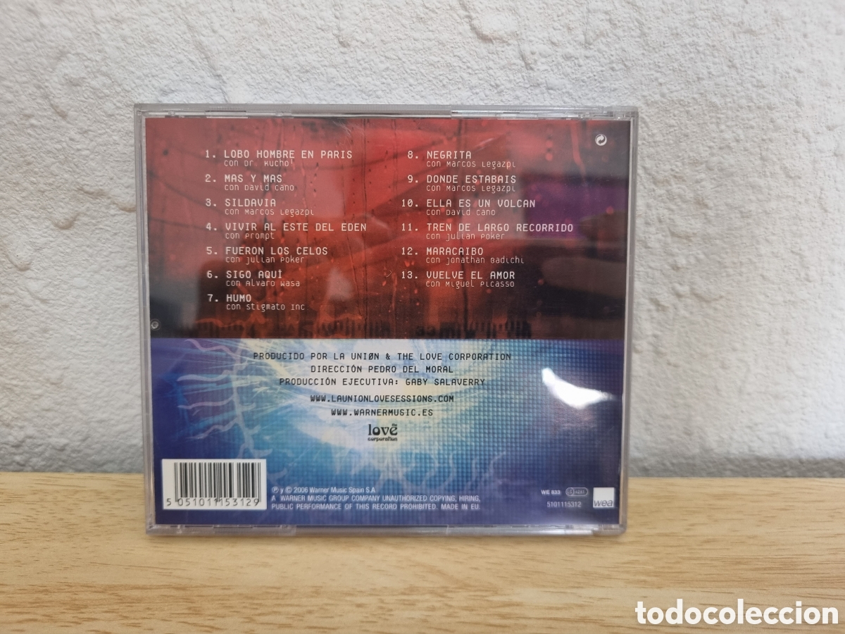 CDs de m&uacute;sica: CD La Uni&oacute;n - Love Sessions Pop - Foto 2