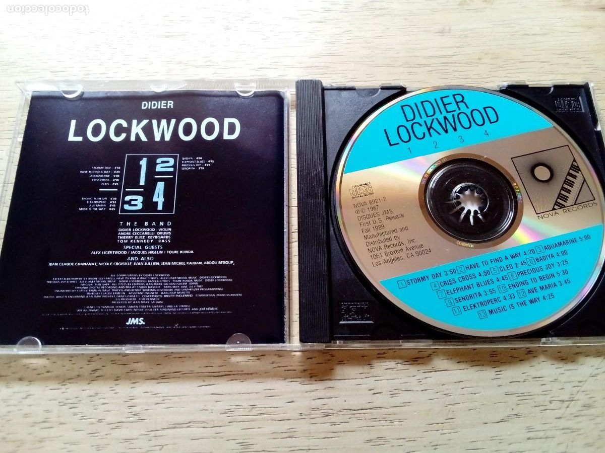 CDs de m&uacute;sica: Didier Lockwood. 1234. CD - Foto 3