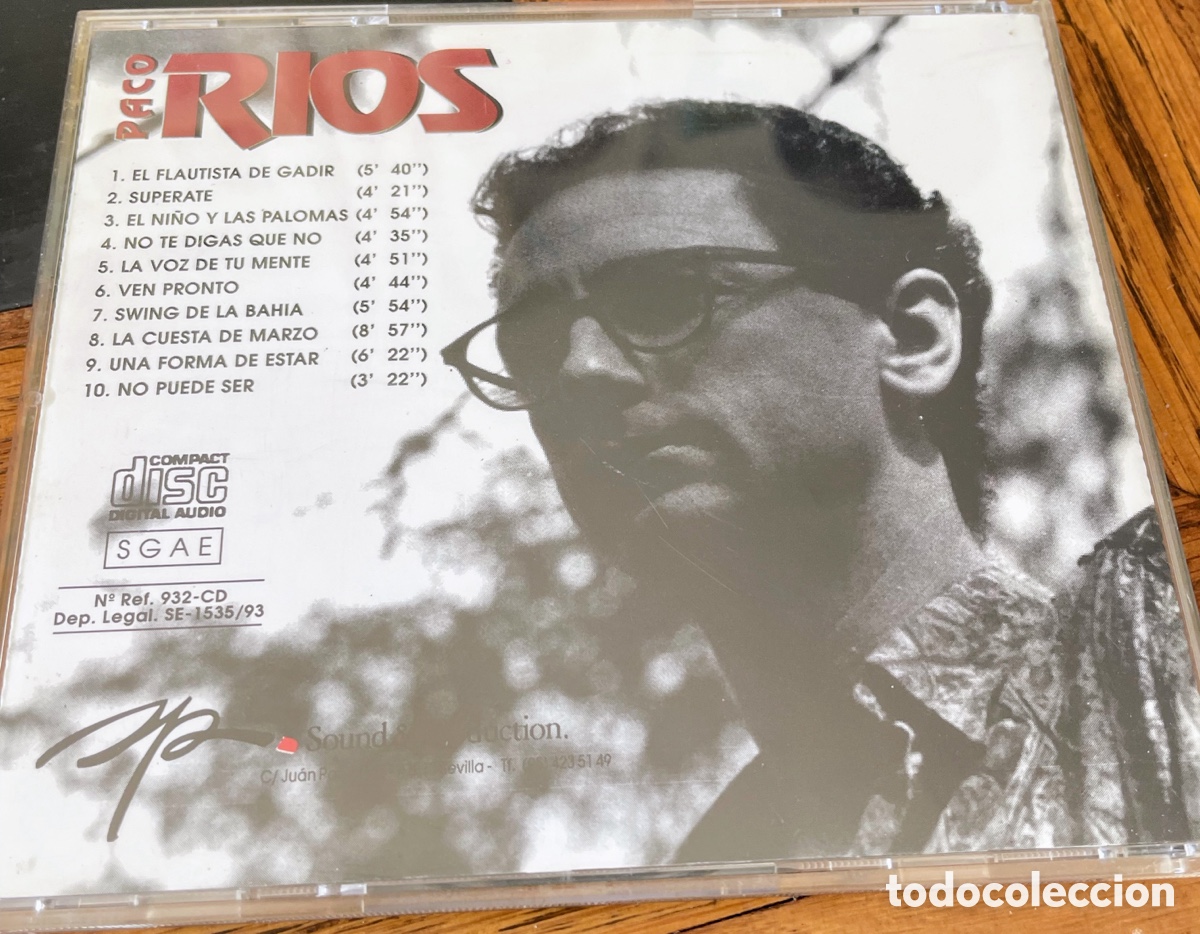 CDs de m&uacute;sica: Paco Rios CD - Foto 2