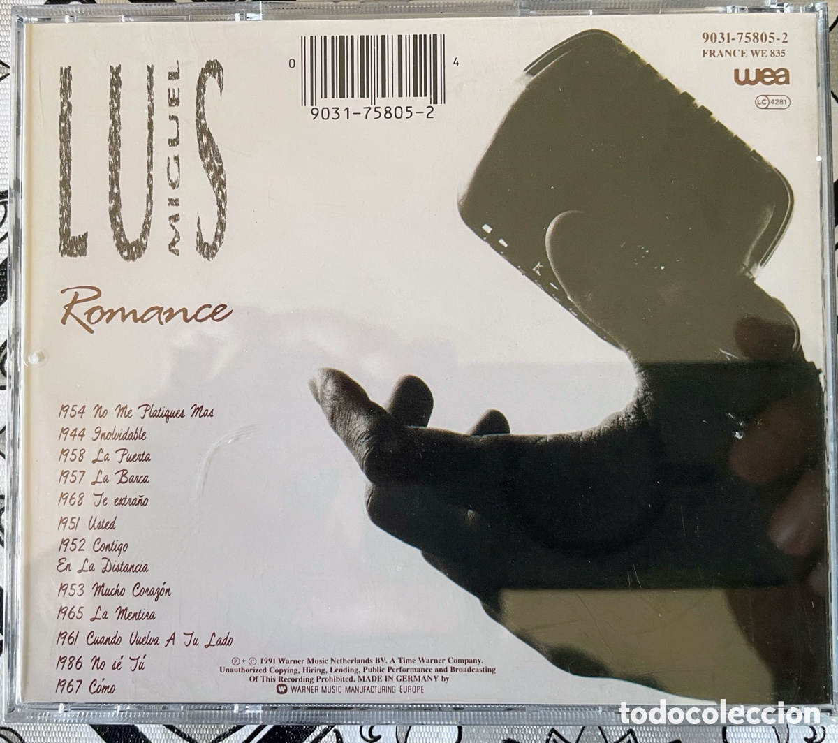 CDs de m&uacute;sica: Luis Miguel Romance CD - Foto 2