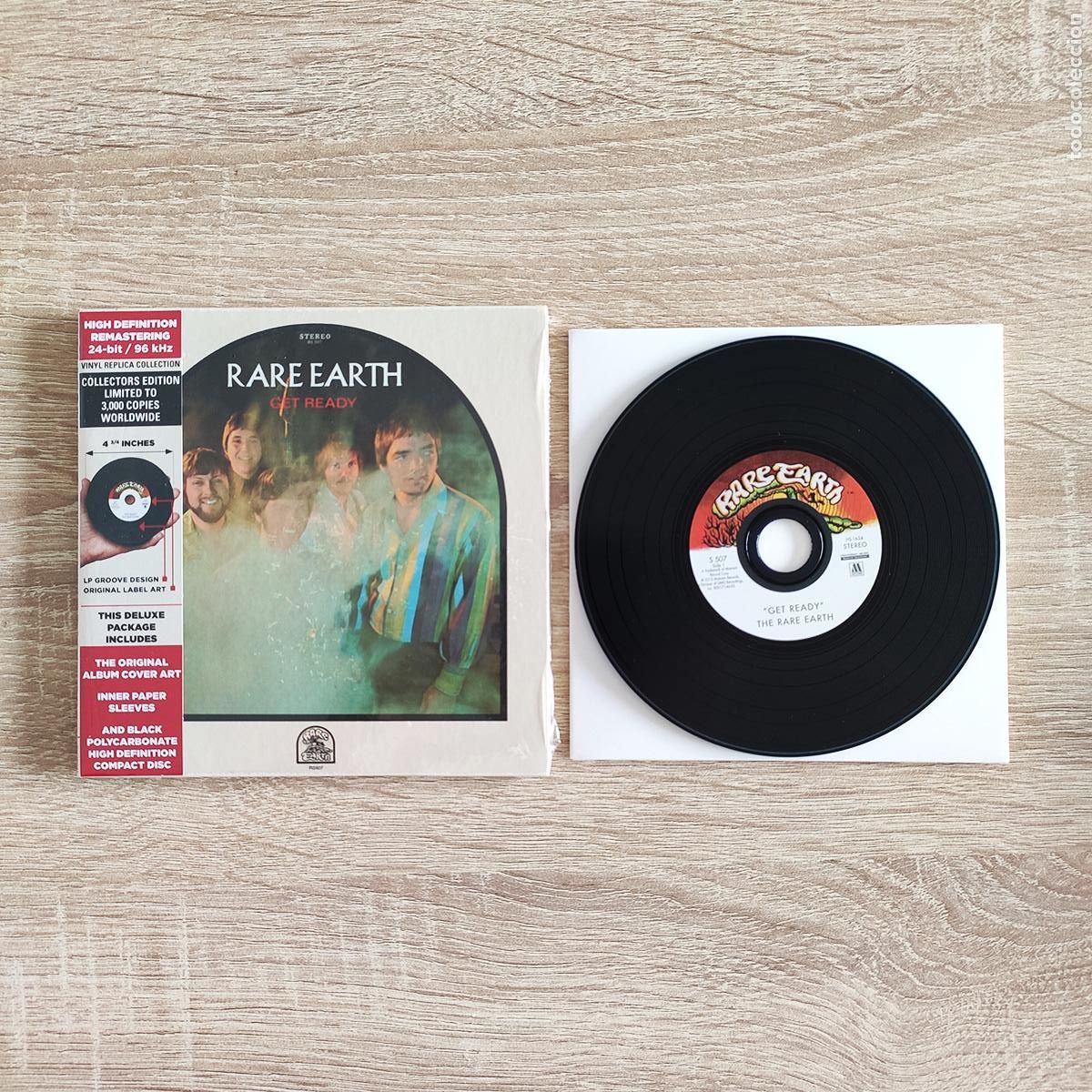 CDs de m&uacute;sica: RARE EARTH GET READY MINI LP CD IMPORTACI&Oacute;N CON OBI COMO NUEVO - Foto 1