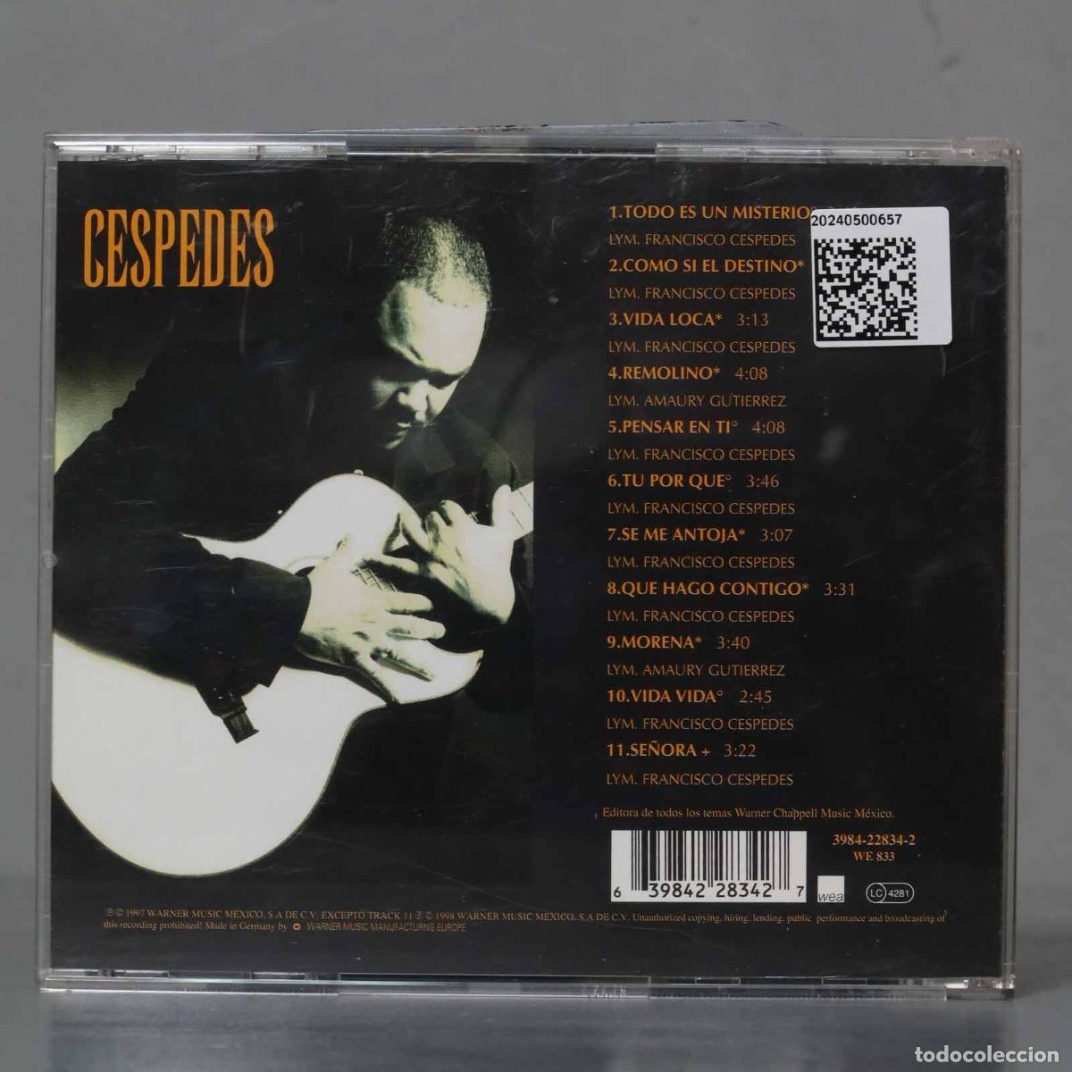 CDs de m&uacute;sica: CD. Francisco C&eacute;spedes &ndash; Vida Loca - Foto 2
