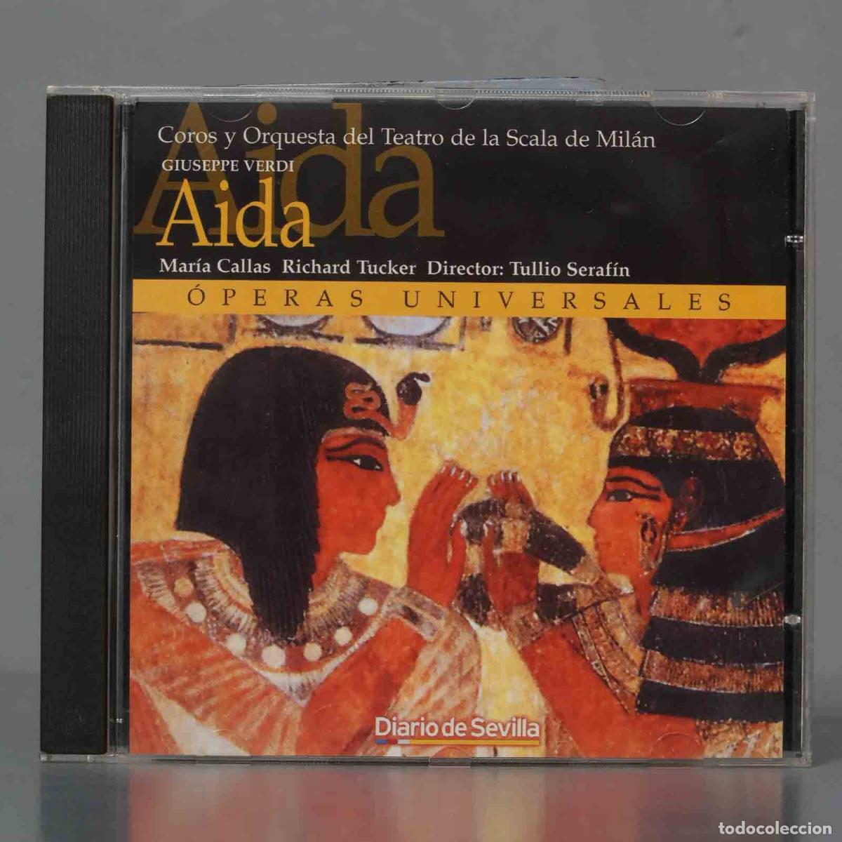 CDs de m&uacute;sica: CD. AIDA. SERAFIN. VERDI - Foto 1