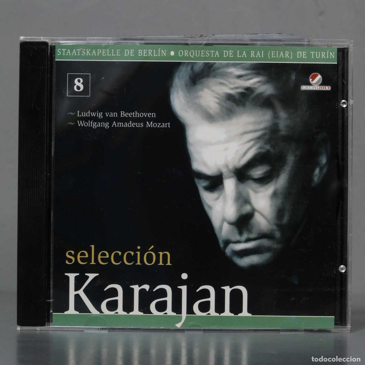 CDs de m&uacute;sica: CD. SELECCION KARAJAN. 8. BEETHOVEN. MOZART - Foto 1