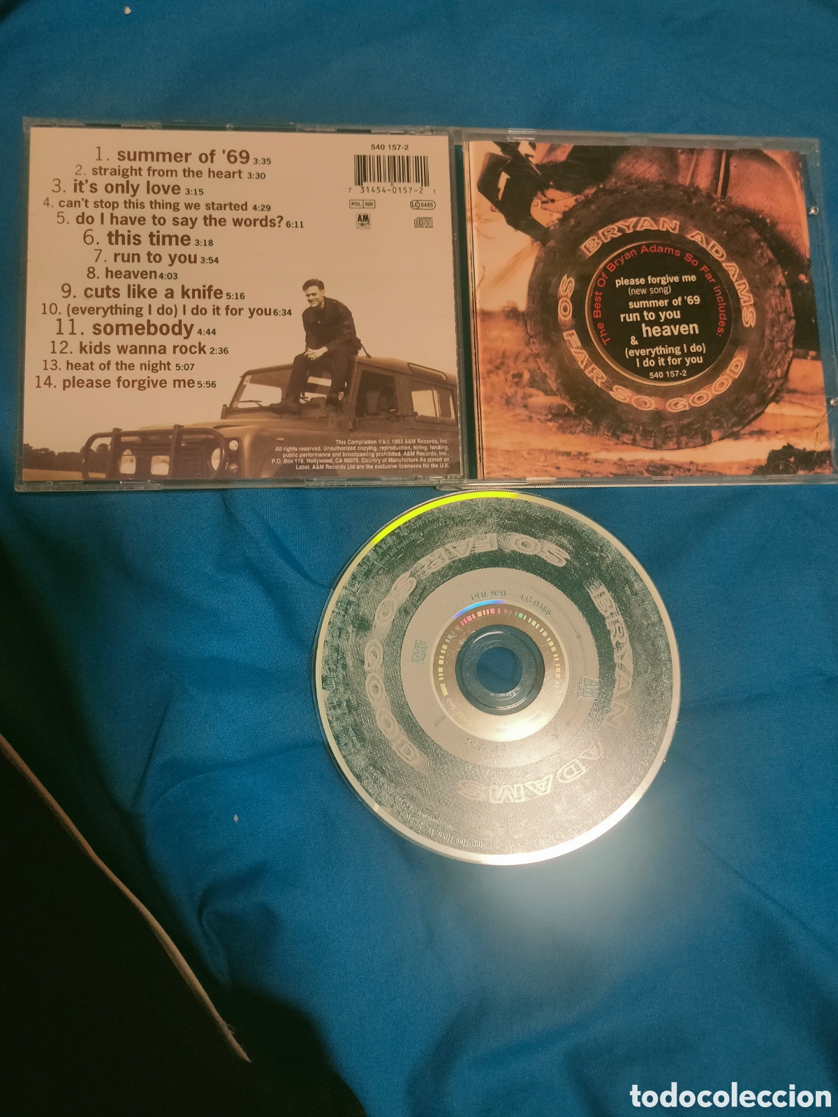 CDs de m&uacute;sica: Bryan adams - so far so good cd - Foto 1