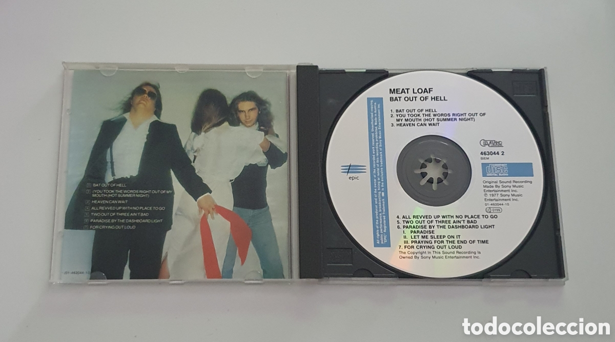 CDs de m&uacute;sica: MEAT LOAF / CD / BAT OUT OF HELL - Foto 2