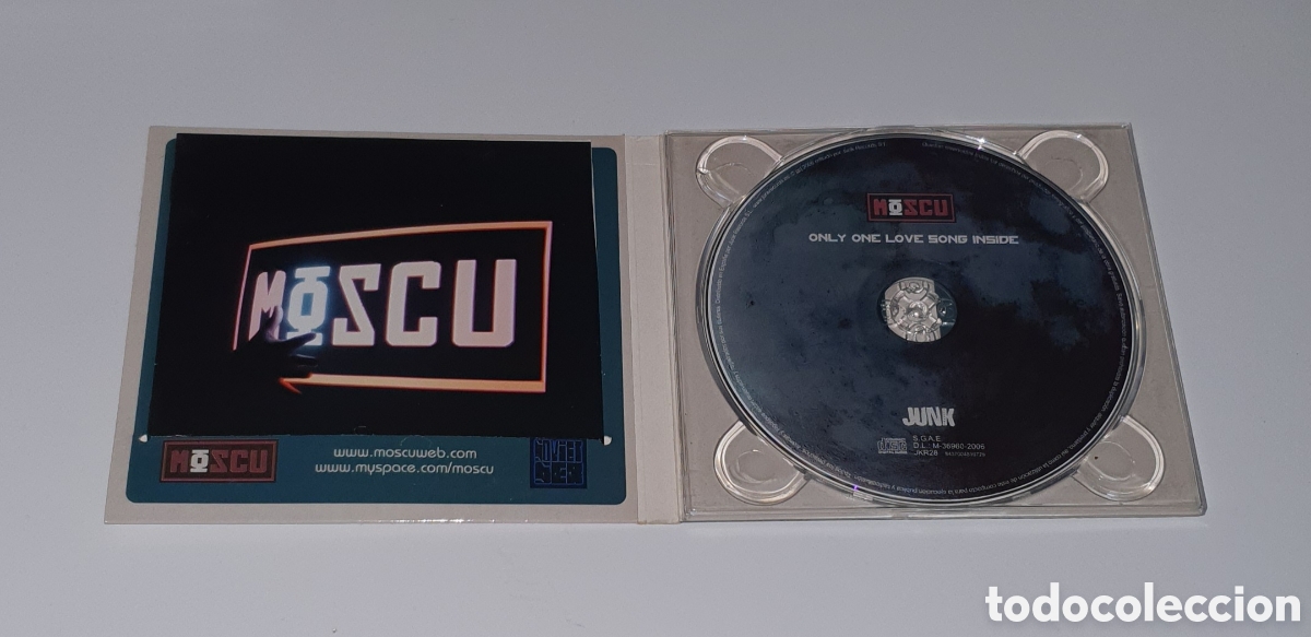 CDs de m&uacute;sica: MOSCU / CD / ONLY ONE LOVE SONG INSIDE - Foto 2