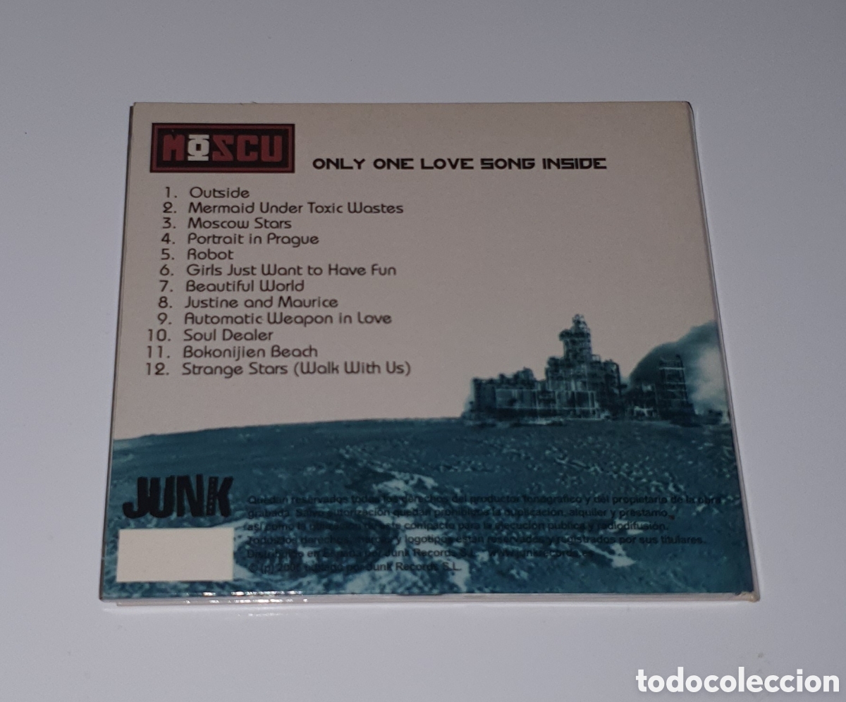 CDs de m&uacute;sica: MOSCU / CD / ONLY ONE LOVE SONG INSIDE - Foto 3