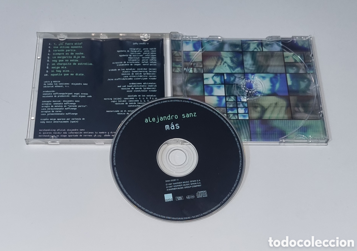 CDs de m&uacute;sica: ALEJANDRO SANZ / CD / M&Aacute;S - Foto 2