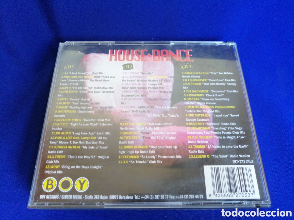 CDs de m&uacute;sica: HOUSE & DANCE VOL2 - 3 CDS - Foto 4