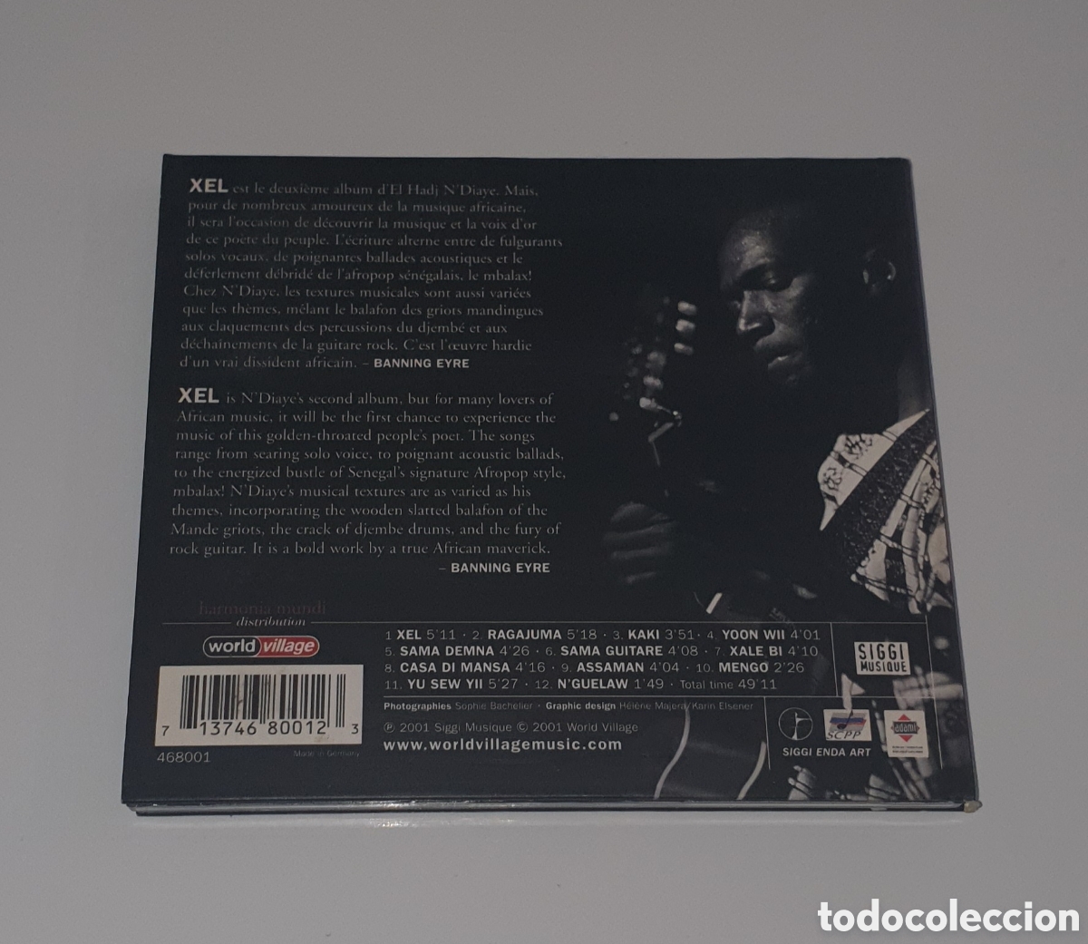CDs de m&uacute;sica: EL HADJ NDIAYE / CD 2001 / XEL - Foto 3