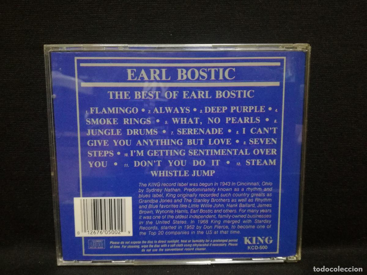 CDs de m&uacute;sica: CD - EARL BOSTIC - THE BEST - Foto 2