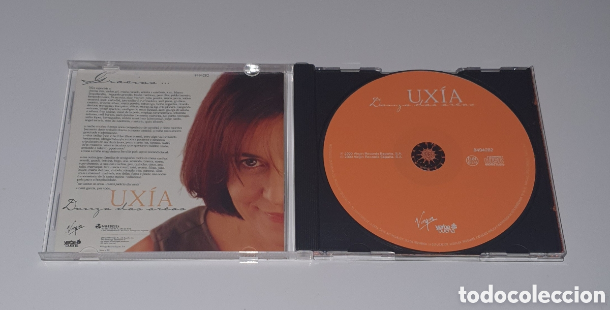 CDs de m&uacute;sica: UXIA / CD 2000 / DANZA DAS AREAS - Foto 2