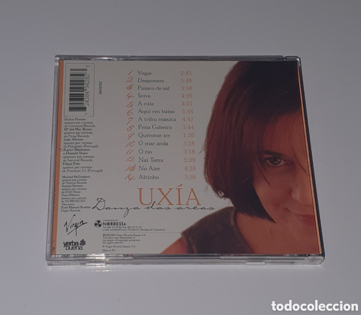 CDs de m&uacute;sica: UXIA / CD 2000 / DANZA DAS AREAS - Foto 3