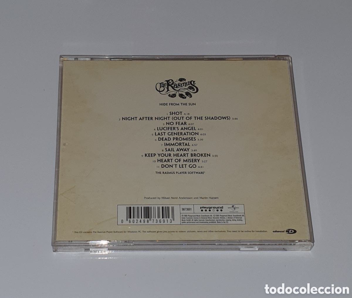CDs de m&uacute;sica: THE RASMUS / CD 2005 / HIDE FROM THE SUN - Foto 3