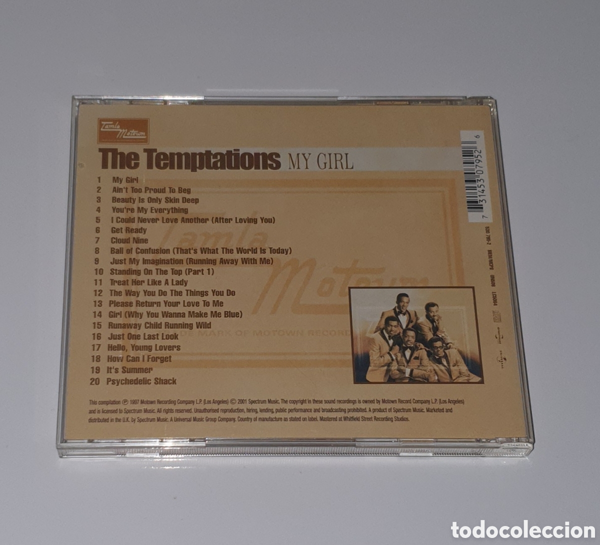 CDs de m&uacute;sica: THE TEMPTATIONS / CD / MY GIRL - Foto 3