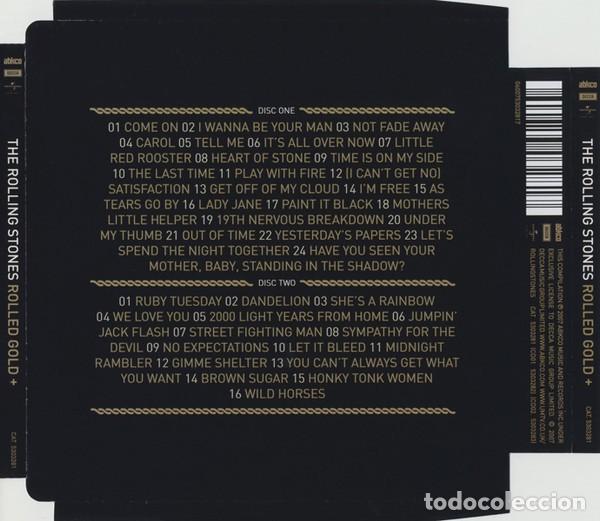 CDs de m&uacute;sica: THE ROLLING STONES &lrm;&ndash; ROLLED GOLD + DOBLE-CD 2007 - Foto 2